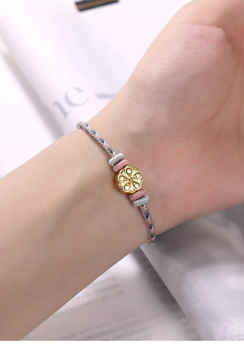 multicolor grey series 8 - strand red string bracelet – adjustable unisex bracelet | star8s - star8s