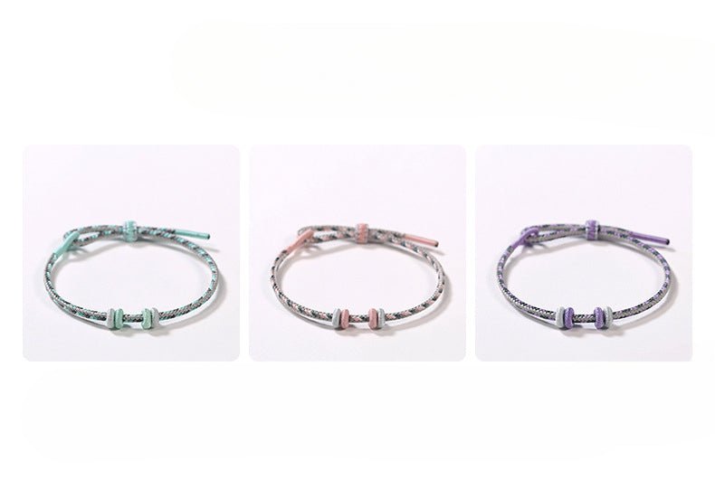 Multicolor Grey Series 8 - Strand Red String Bracelet – Adjustable Unisex Bracelet | STAR8S - STAR8S