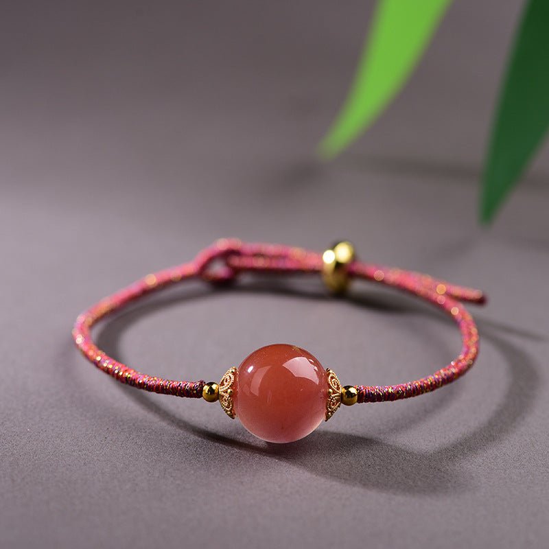 natural crystal five elements handcrafted braided bracelet | balance & harmony jewelry - star8s