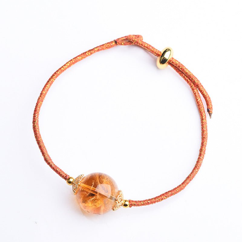 natural crystal five elements handcrafted braided bracelet | balance & harmony jewelry - star8s