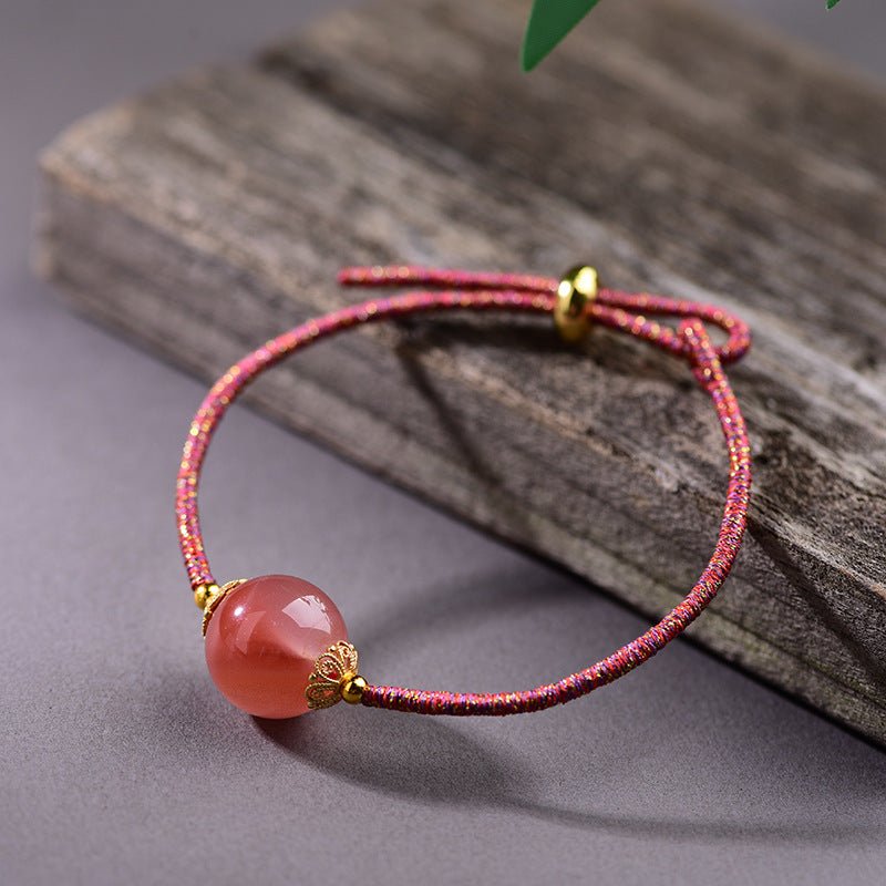 natural crystal five elements handcrafted braided bracelet | balance & harmony jewelry - star8s