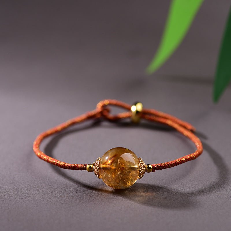 natural crystal five elements handcrafted braided bracelet | balance & harmony jewelry - star8s