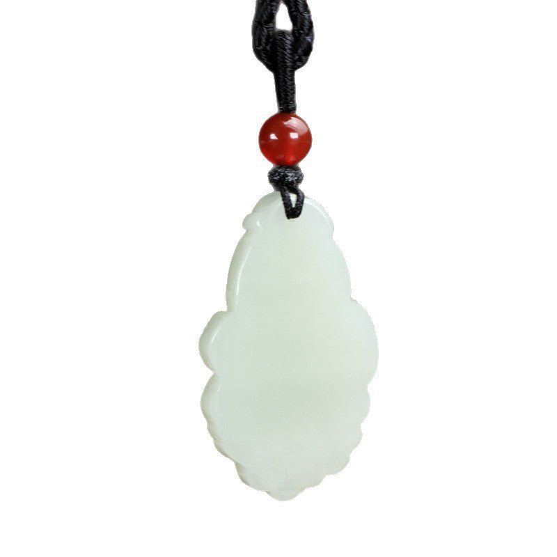 natural hetian jade white jade cabbage pendant - smooth & fine texture, ideal for men and women - star8s