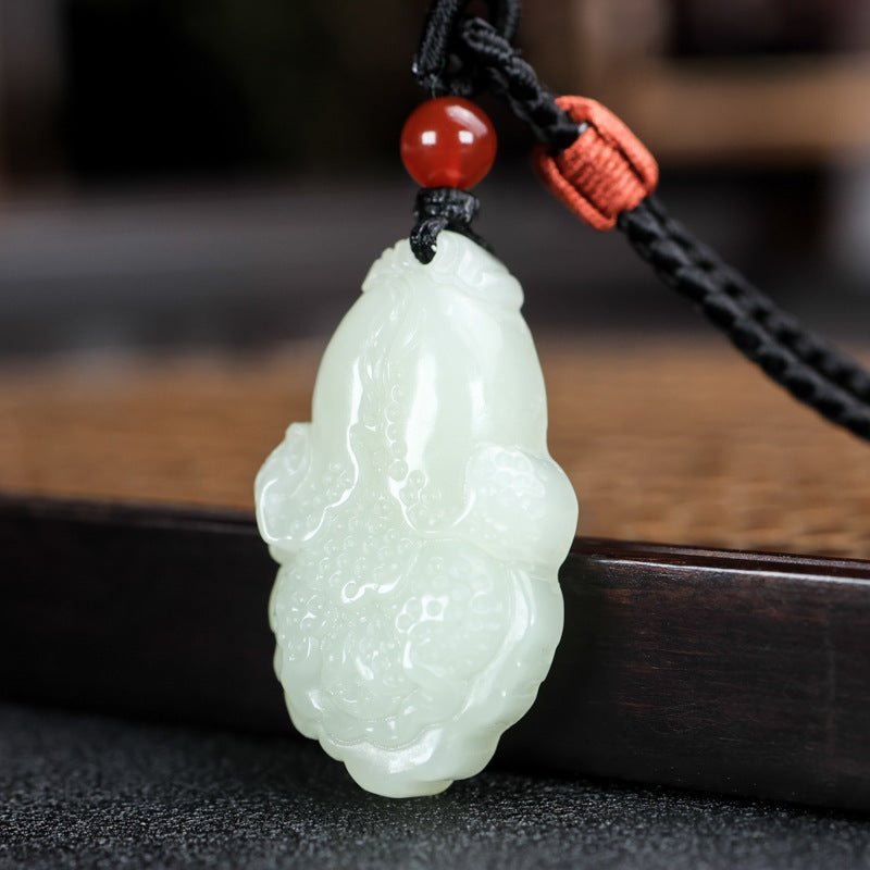 natural hetian jade white jade cabbage pendant - smooth & fine texture, ideal for men and women - star8s