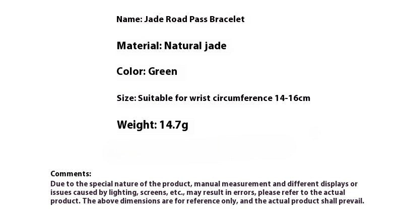 Natural Jade Road to Success Bracelet – Handmade Jade Bead Bracelet for Women - STAR8S