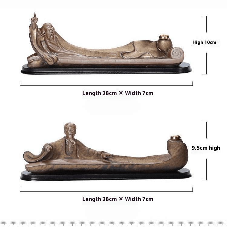 Old Man - themed Backflow Incense Burner - Home and Ceremony Decor - STAR8S