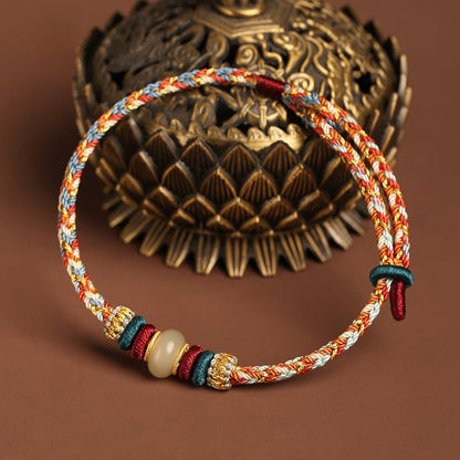 Original Design Handmade Dunhuang Color Bracelet | S925 Silver Stone Luck Bracelet for Couples - STAR8S