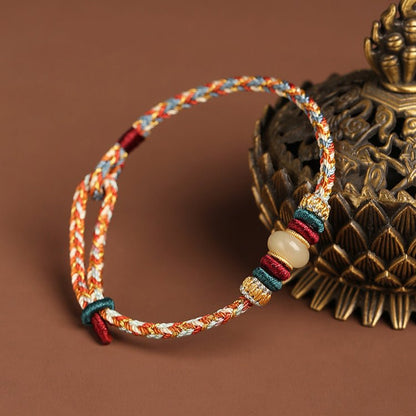 Original Design Handmade Dunhuang Color Bracelet | S925 Silver Stone Luck Bracelet for Couples - STAR8S