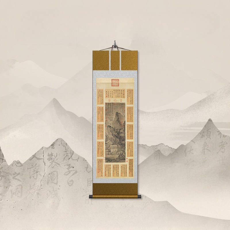 Paint in Chinese: Tang Yin’s Tea - Tasting Scroll HD print | STAR8S