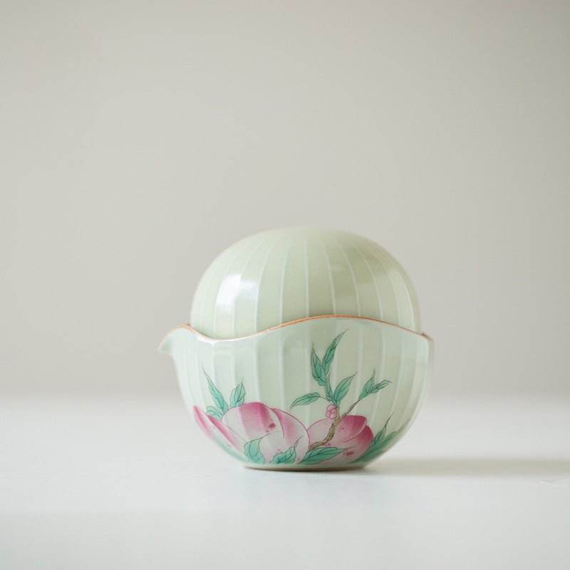 portable tea kit round quick tea set travel solo tea drinking kit - star8s