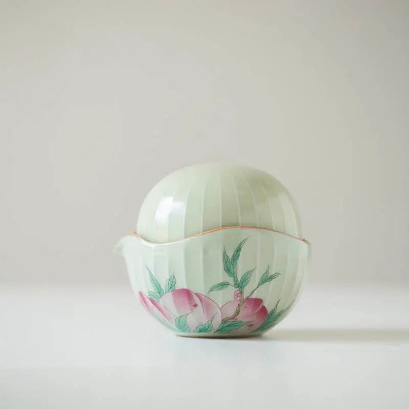 portable tea kit round quick tea set travel solo tea drinking kit - star8s