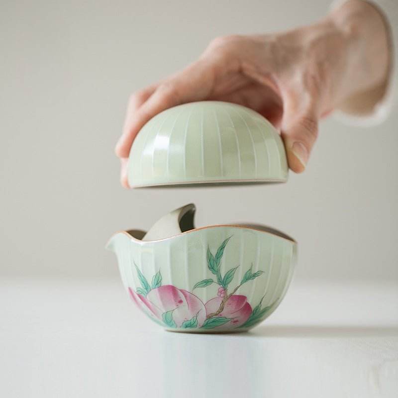 portable tea kit round quick tea set travel solo tea drinking kit - star8s