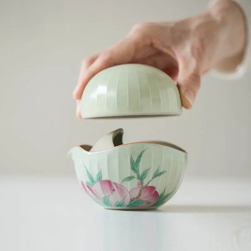 portable tea kit round quick tea set travel solo tea drinking kit - star8s