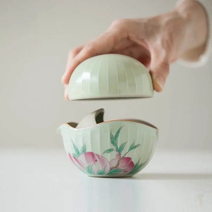 portable tea kit Round Quick Tea Set Travel Solo Tea Drinking Kit - STAR8S