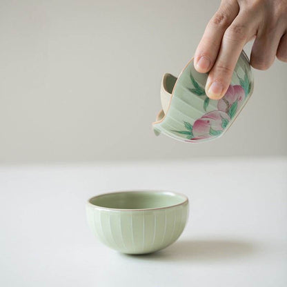 portable tea kit Round Quick Tea Set Travel Solo Tea Drinking Kit - STAR8S