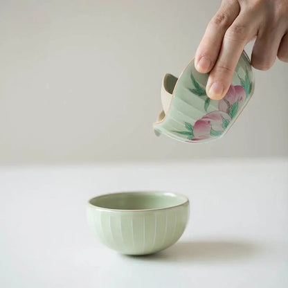 portable tea kit Round Quick Tea Set Travel Solo Tea Drinking Kit - STAR8S