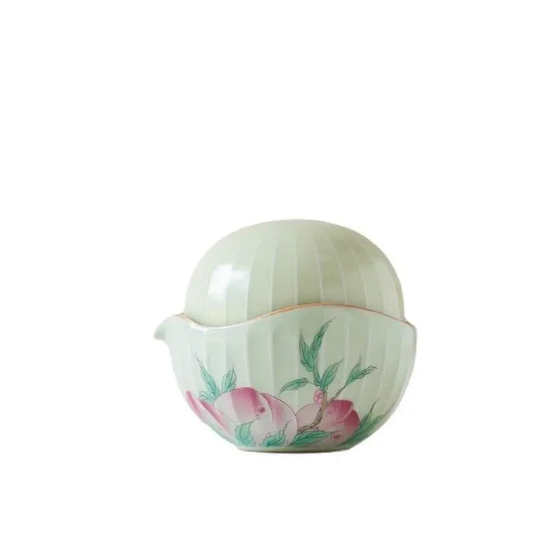 portable tea kit round quick tea set travel solo tea drinking kit - star8s