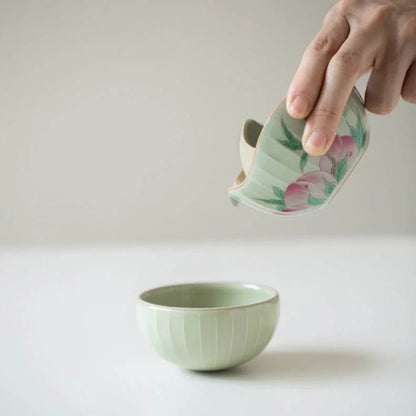 portable tea kit Round Quick Tea Set Travel Solo Tea Drinking Kit - STAR8S