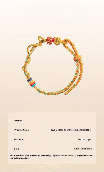Protective Red String of Fate Bracelet: Snake Year Guard | STAR8S