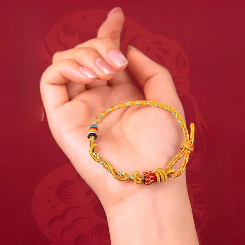 Protective Red String of Fate Bracelet: Snake Year Guard | STAR8S - STAR8S