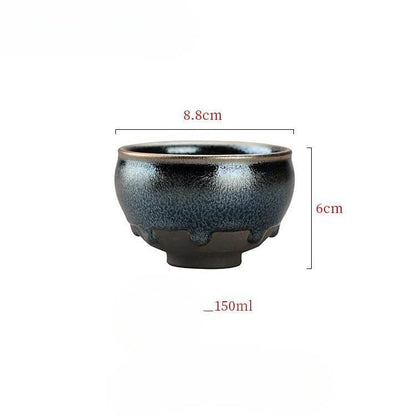 🔥Proven 50% Aroma Enhancement - Jian Zhan Tea Cups for Anxiety - Free Tasting & Proud Collector’s Display - STAR8S