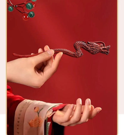 Red Sandalwood Vintage Hairpin Hanfu Style Gift Box for Girlfriend - STAR8S