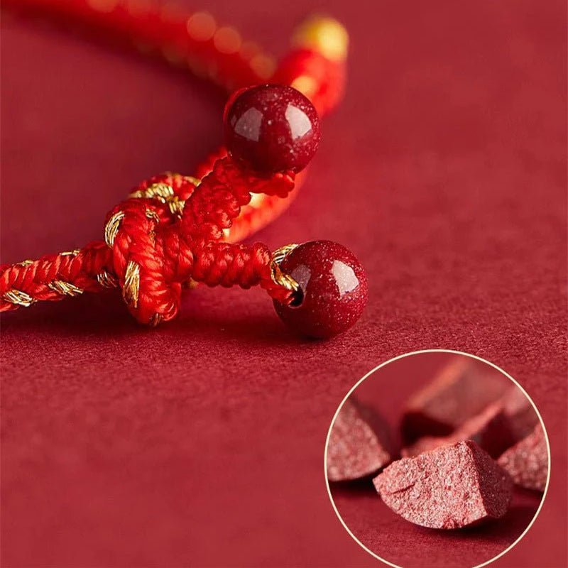 Red String Bracelet - Handwoven Adjustable Good Luck Charm for Dragon and Zodiac Years | Traditional Chinese Bracelet - STAR8S