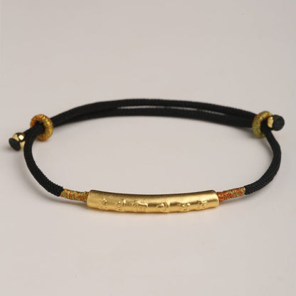Red String Bracelet with 999 Silver and Gold Plated Charm – Adjustable Chinese Knot Weaving Bracelet for Women - STAR8S