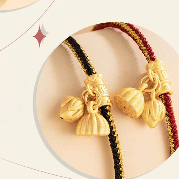 romantic & blessed red string bracelet: lotus agate 925 silver good luck | star8s - star8s