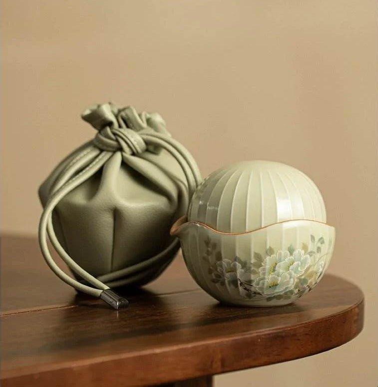 Ru Kiln Kuaike Cup Portable Anti - Scald Gongfu Tea Travel Set - STAR8S