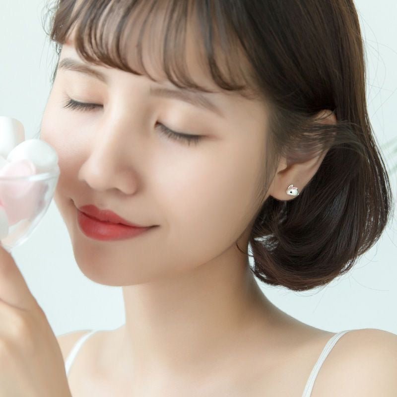 S925 Silver Rabbit Earrings – Cute Minimalist Forest Style Earrings for Girls & Students - STAR8S