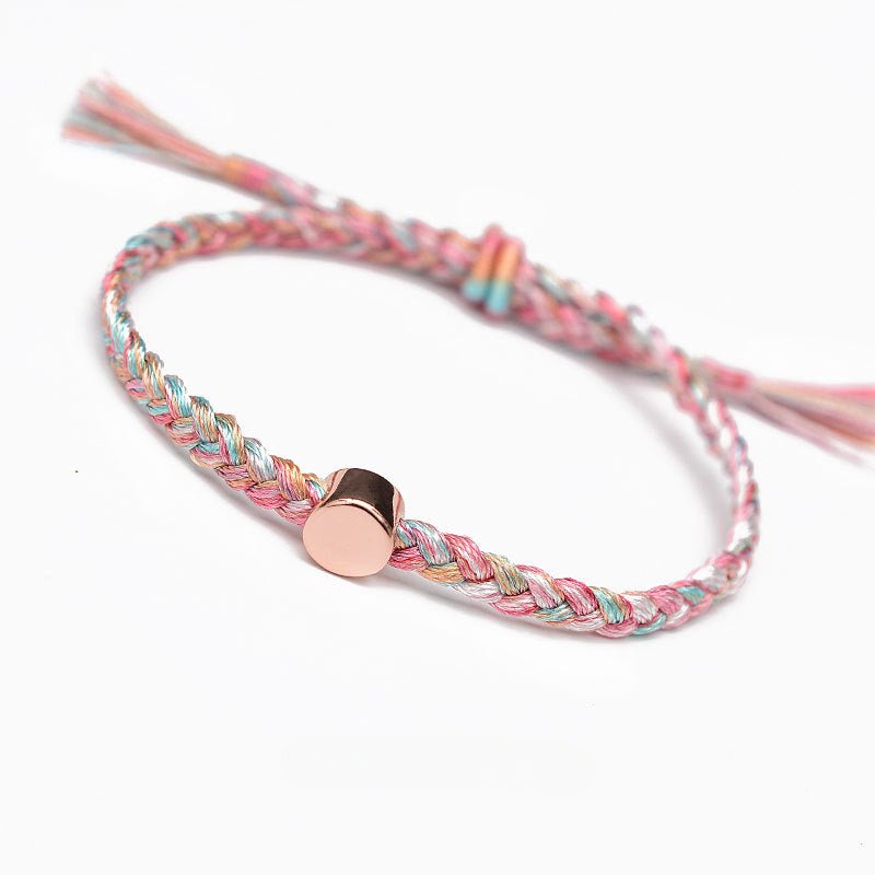 S925 Silver Red String Bracelet Colorful Original Design dragon boat Festival - STAR8S