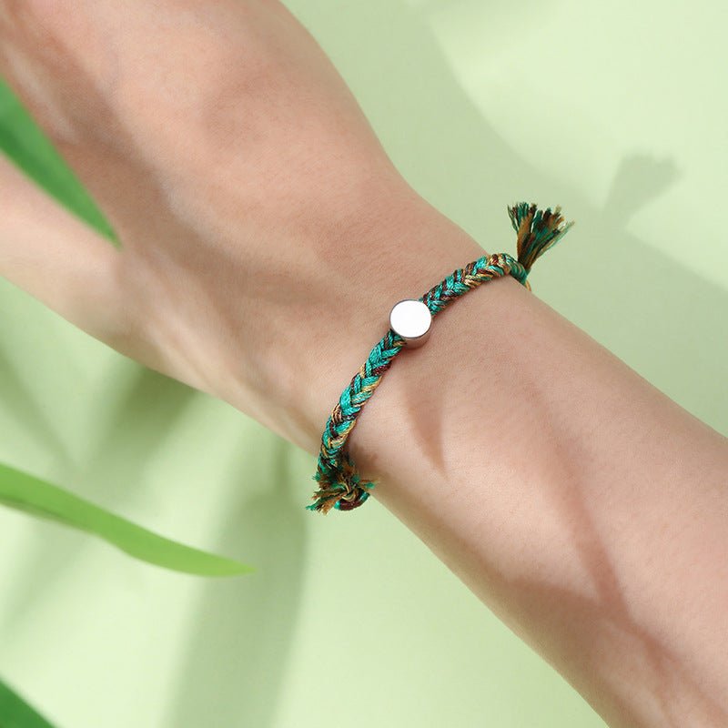 S925 Silver Red String Bracelet Colorful Original Design dragon boat Festival - STAR8S