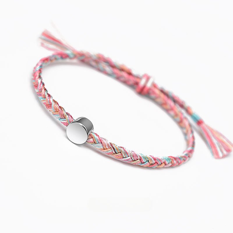 S925 Silver Red String Bracelet Colorful Original Design dragon boat Festival - STAR8S