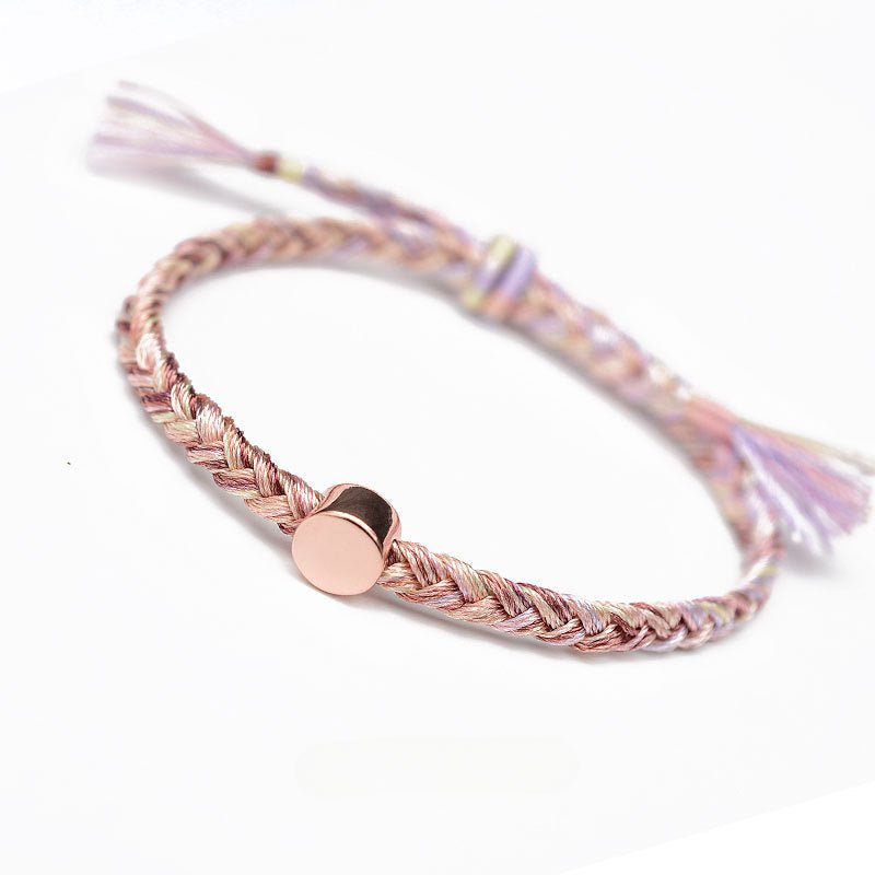 S925 Silver Red String Bracelet Colorful Original Design dragon boat Festival - STAR8S