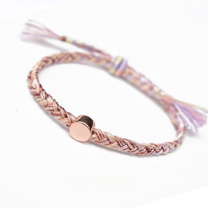 S925 Silver Red String Bracelet Colorful Original Design dragon boat Festival - STAR8S