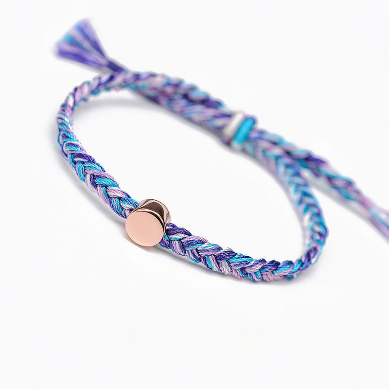 S925 Silver Red String Bracelet Colorful Original Design dragon boat Festival - STAR8S