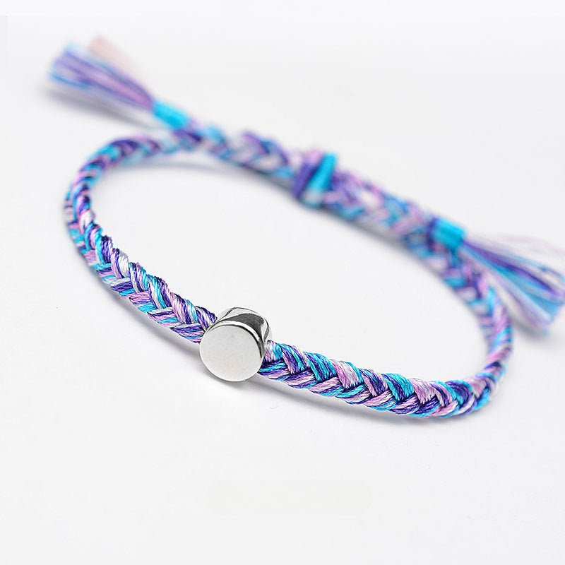 S925 Silver Red String Bracelet Colorful Original Design dragon boat Festival - STAR8S