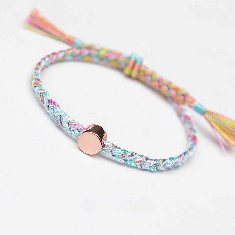 s925 silver red string bracelet colorful original design dragon boat festival - star8s