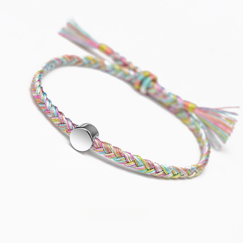 S925 Silver Red String Bracelet Colorful Original Design dragon boat Festival - STAR8S