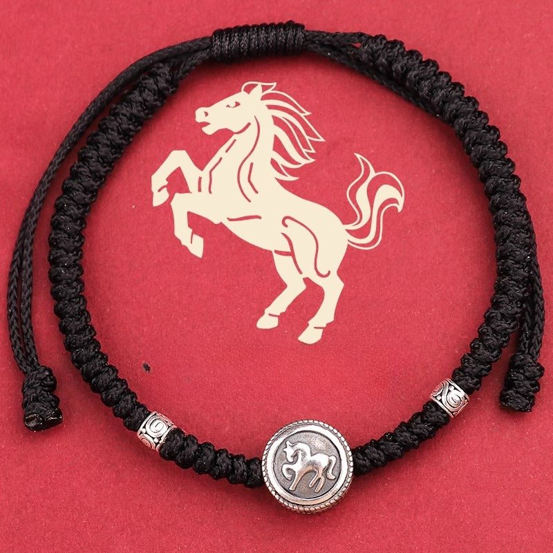 s925 sterling silver 12 zodiac red string bracelet – snake year 2025 edition 🐍 - star8s