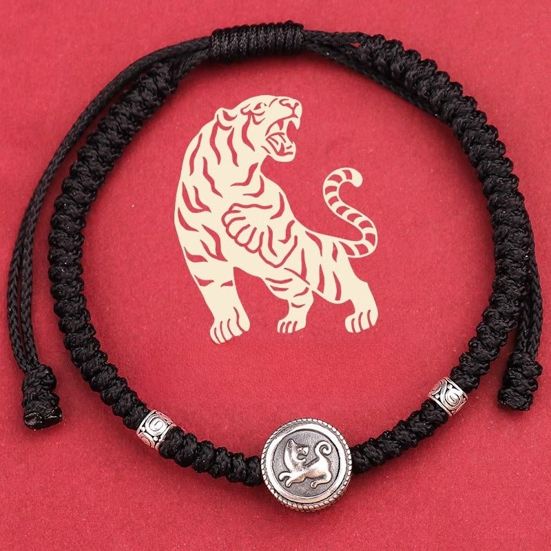 S925 Sterling Silver 12 Zodiac Red String Bracelet – Snake Year 2025 Edition 🐍 - STAR8S