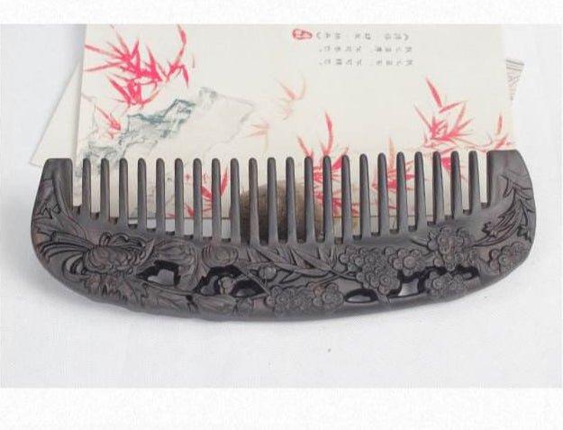 sink bao carved wood comb essential for long curly hair home massage care - star8s