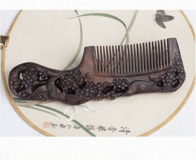 sink bao carved wood comb home massage & gift carved comb choice - star8s