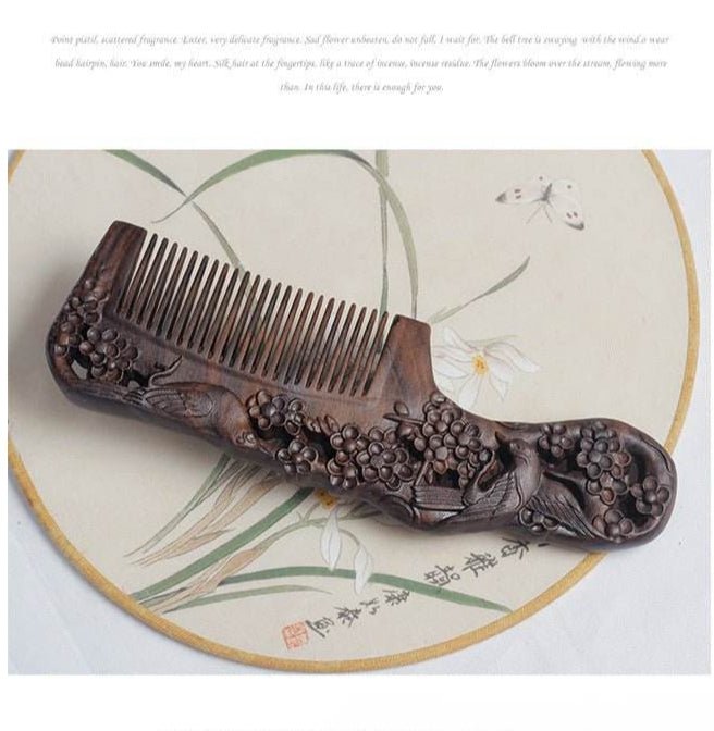 Sink Bao Carved Wood Comb Home Massage & Gift Carved Comb Choice - STAR8S