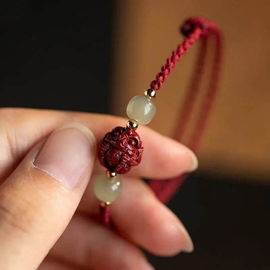 STAR8S Chinese Zodiac Cinnabar Red - string Bracelet: Unisex Chinese - style Auspicious Accessory - STAR8S
