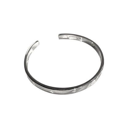 Starry Wide Open Cuff Bracelet for Women – Chic, Elegant, Luxury Metal Bracelet - STAR8S