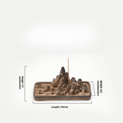 Stylish Mountain Backflow Incense Burner – Unique Craft for Home Use - STAR8S