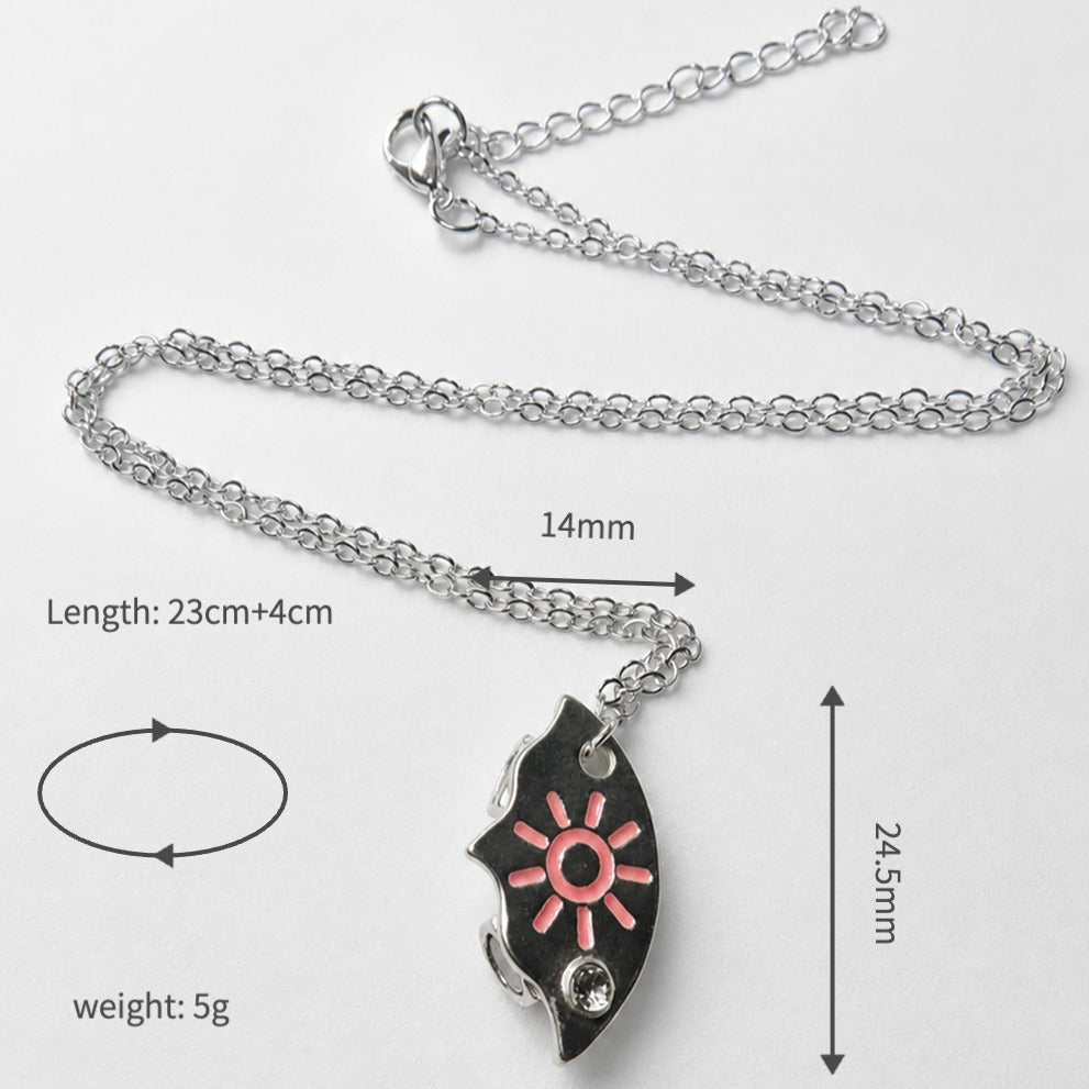 matching friendship necklaces for 3 best friends magnetic sun moon star pendant necklace set sweet trio bff graduation school bday gift for teen girls kids pack of 3