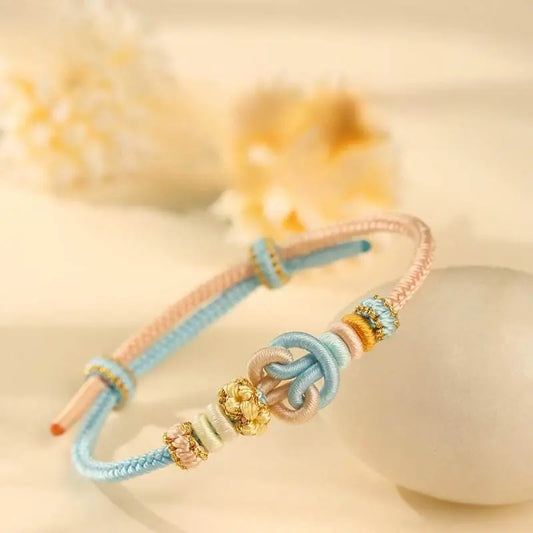 the universe - knot Hand - Woven Rope, Color - block Niche Jewelry for Gifting - STAR8S